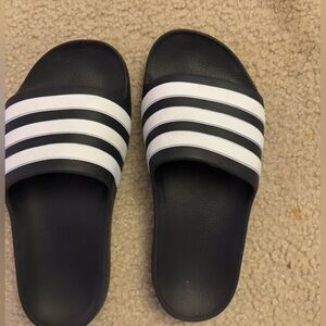 Black Adidas sandals